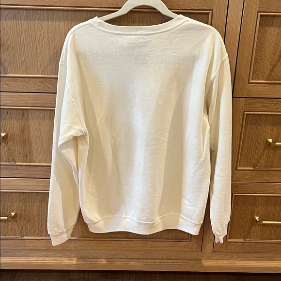 Recycled Kharma Wild Thing Cream Cozy Sweatshirt oversized small - Picture 3 of 3